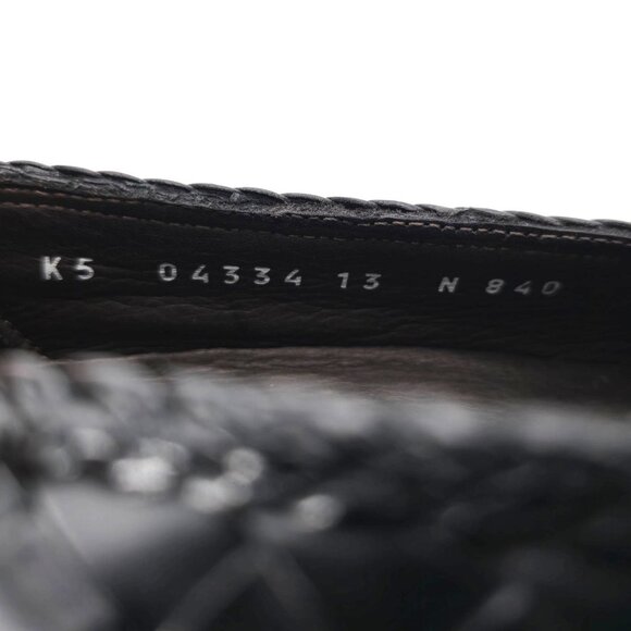 NEW Vintage Bragano Exotic Crocodile Leather Dress Shoes Mens 13N Brown Black - Picture 14 of 14